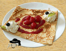 Crêpe fruits rouges & chantilly